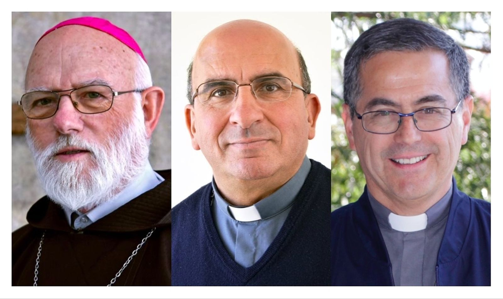 Obispos Aós, Chomalí y Pérez de Arce