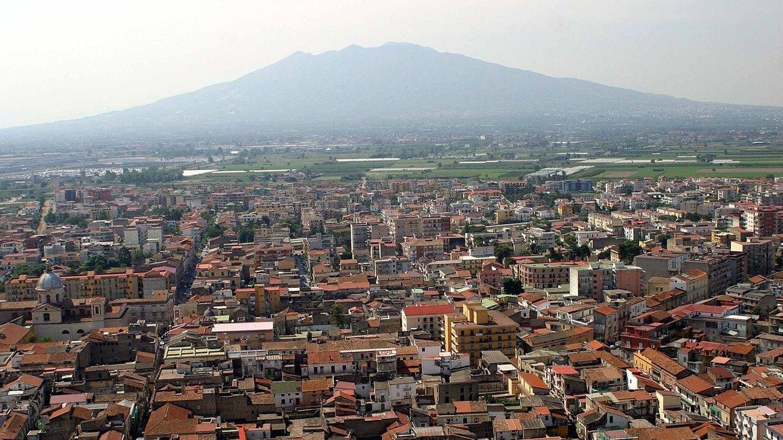 Vista de Acerra. Campania italiana.