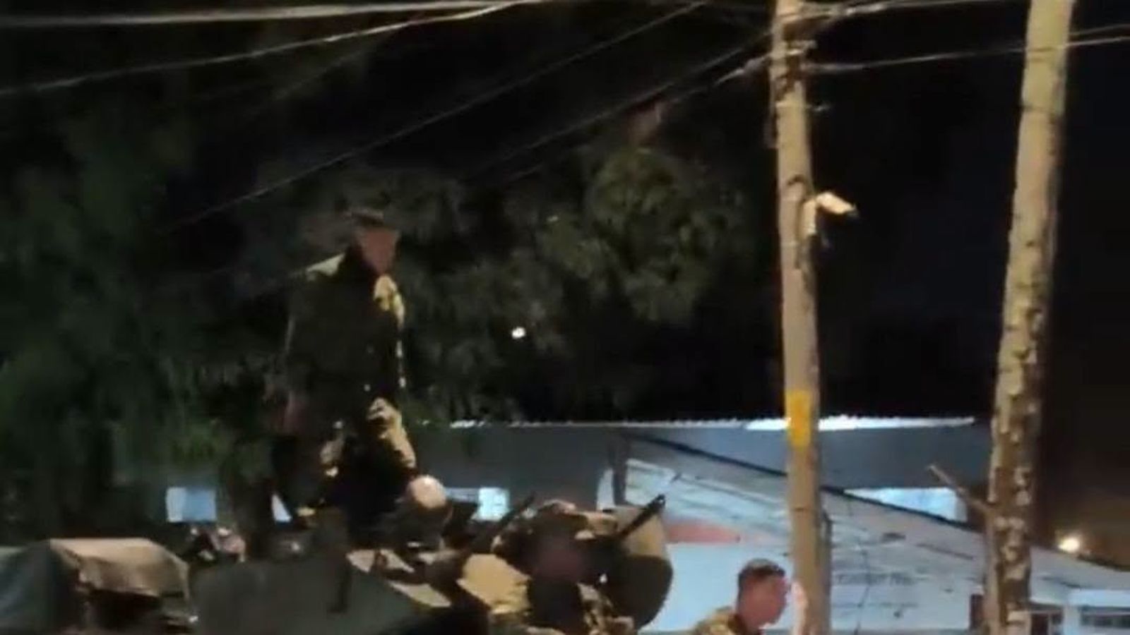 Tanque de guerra en Cali