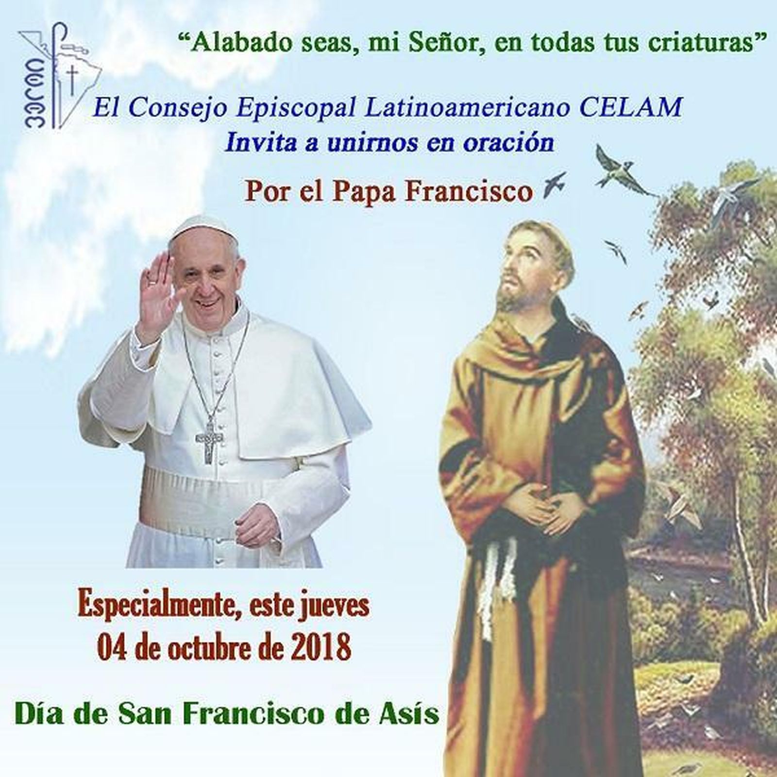 El CELAM pide una "oración especial" por el Papa