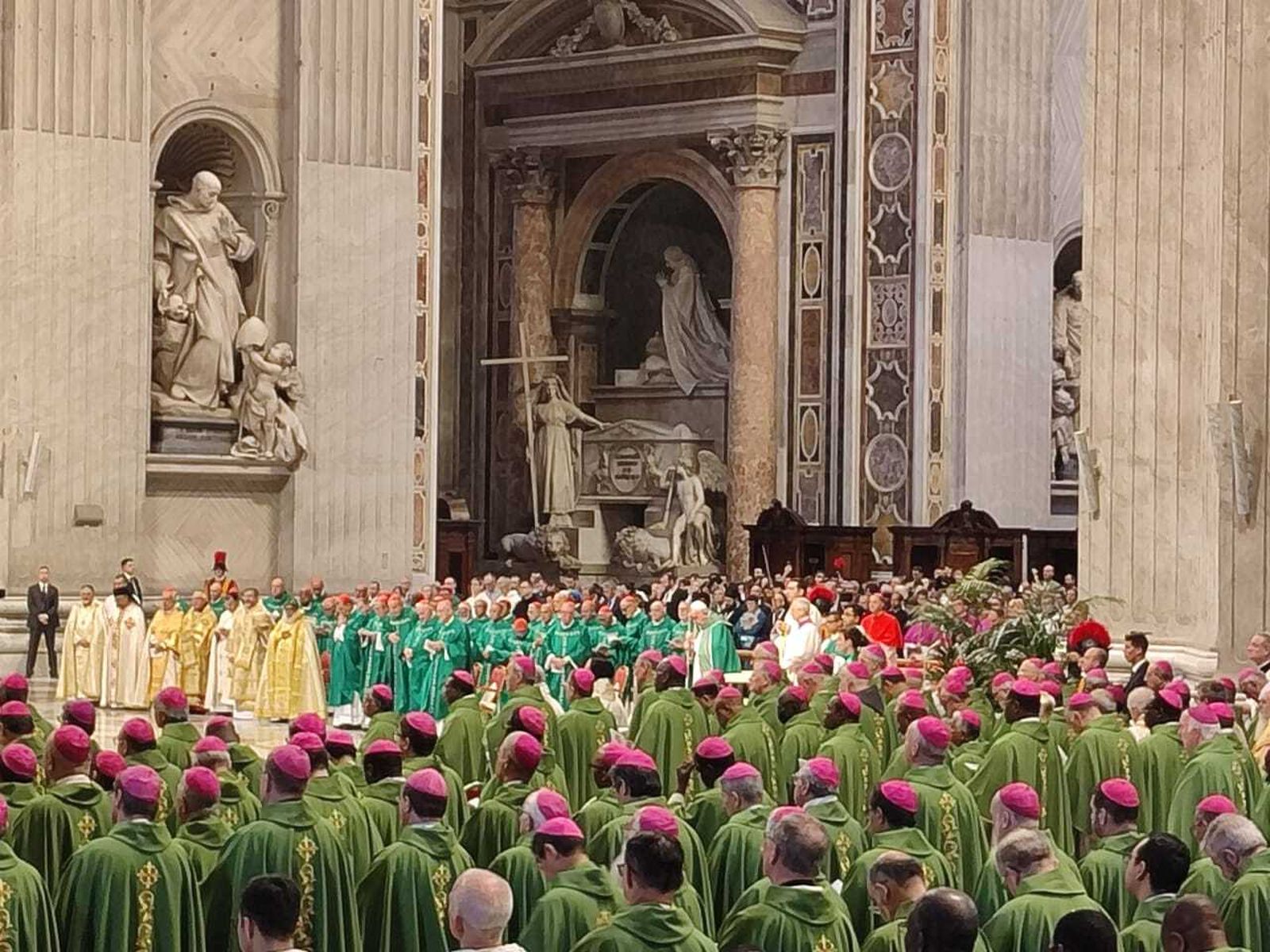 Misa de clausura del Sínodo de la Sinodalidad en octubre de 2023