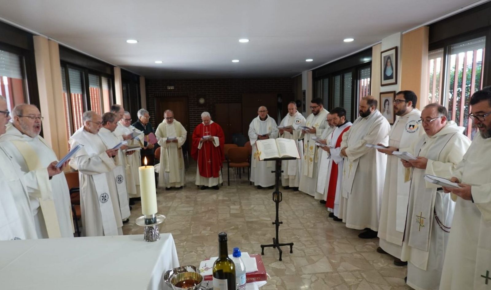 Eucaristía durante el encuentro