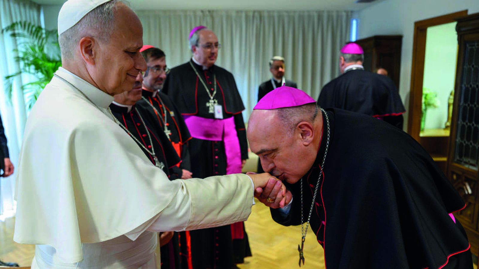León XIV y Enrique Benavent