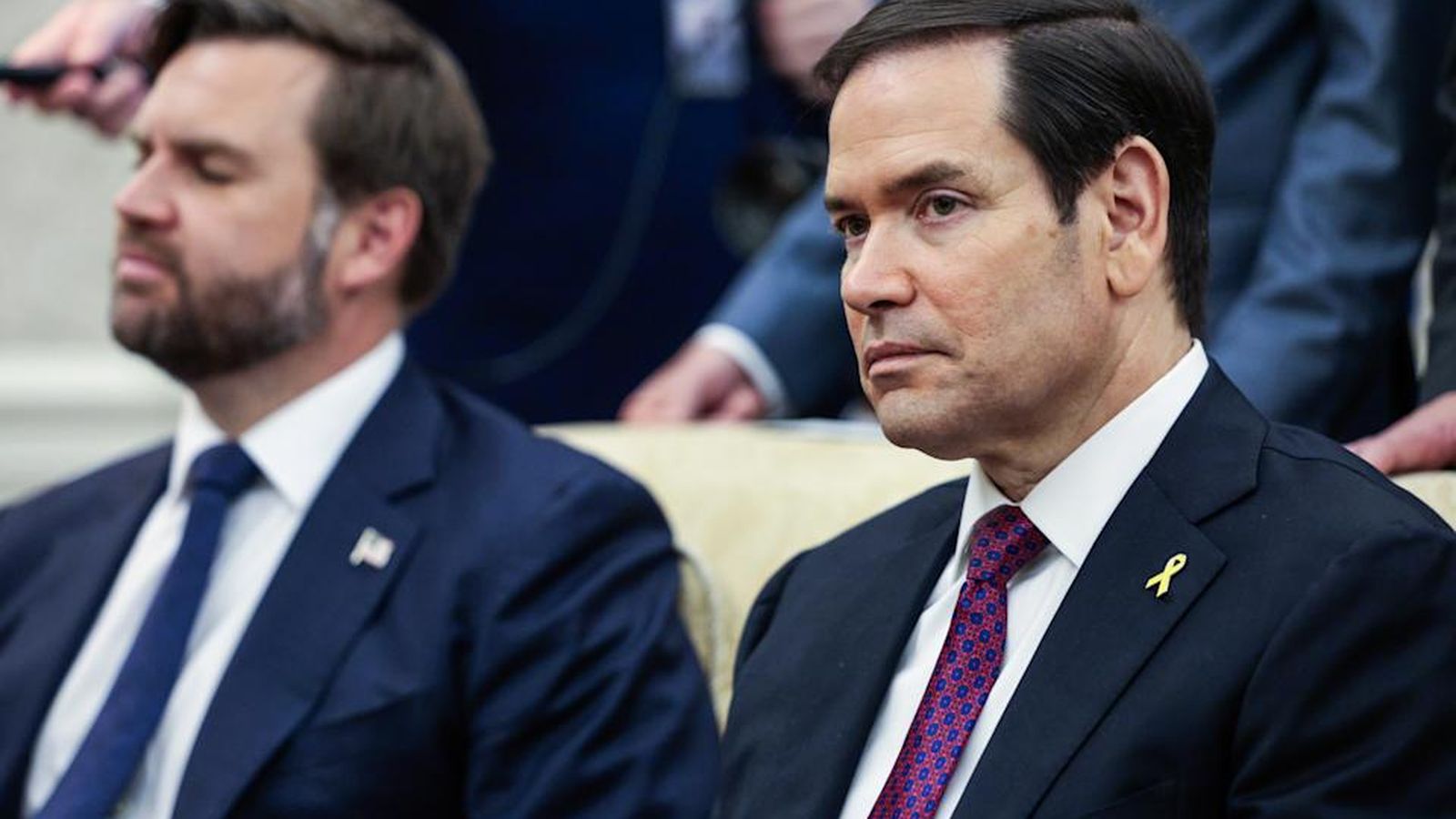 JD Vance y Marco Rubio, rivales