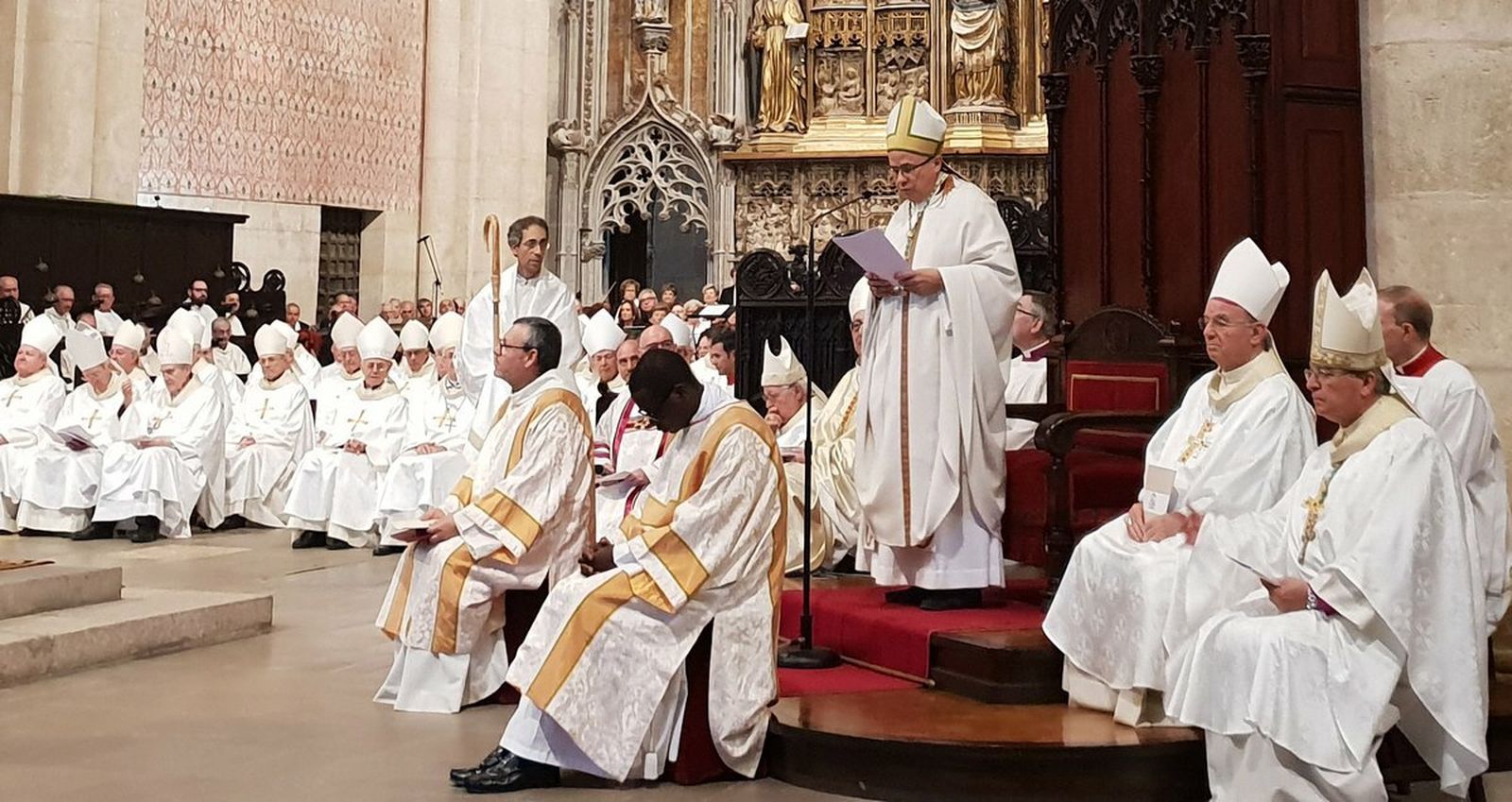 El nuevo arzobispo de Tarragona, Joan Planellas, hoy en su ordenación episcopal