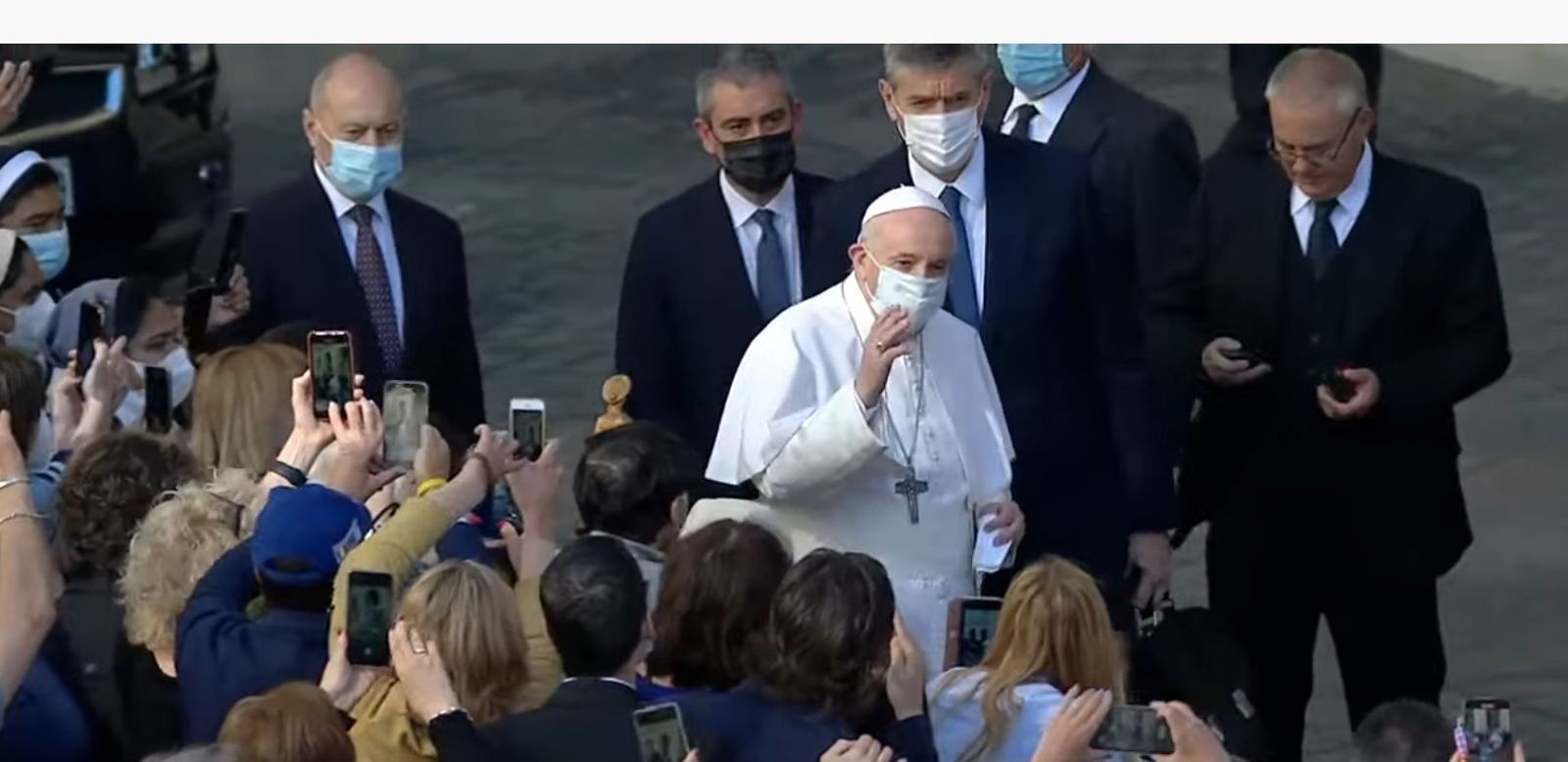 El Papa, en la audiencia