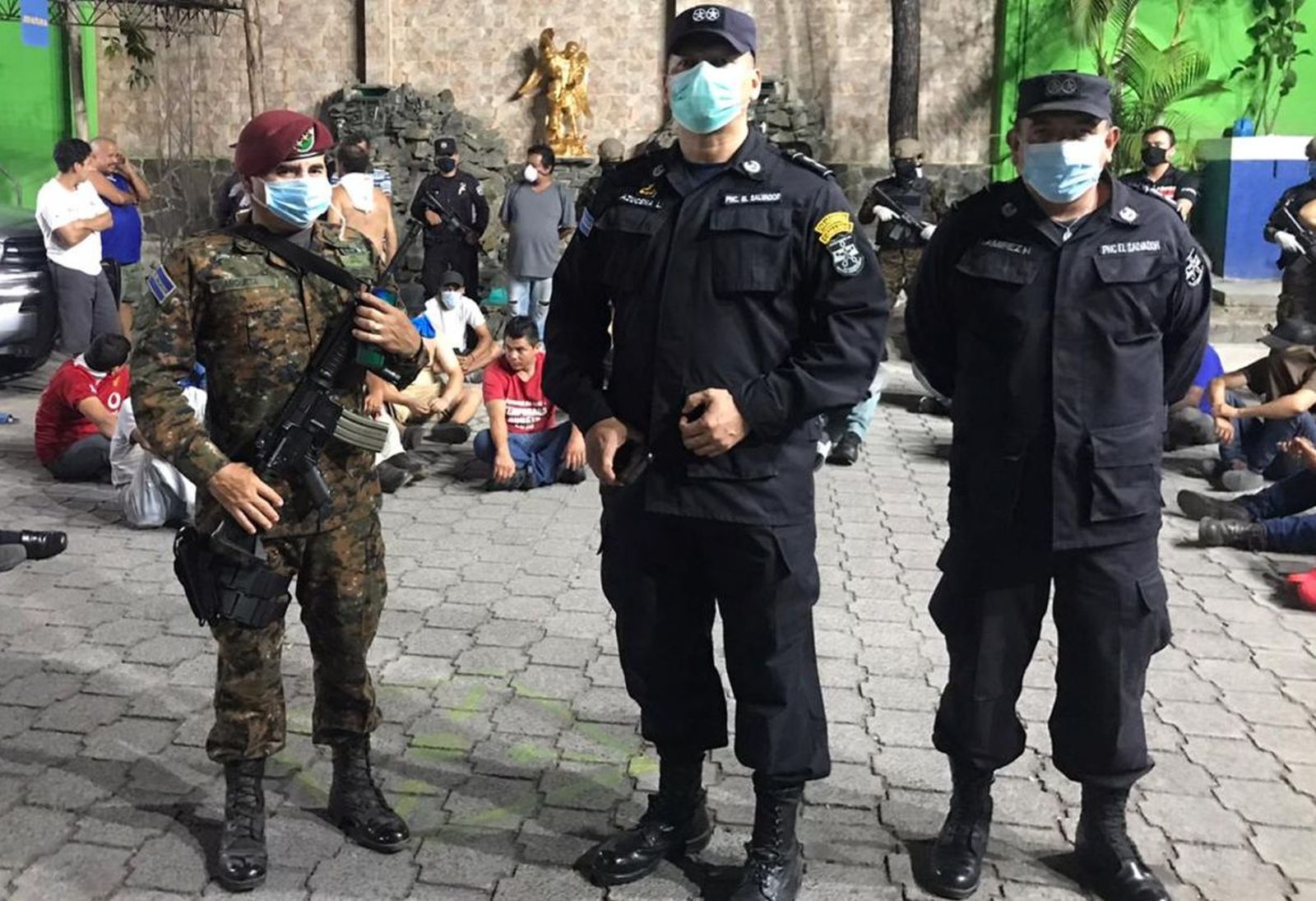 Crisis del coronavirus. Fuerzas armadas de El Salvador