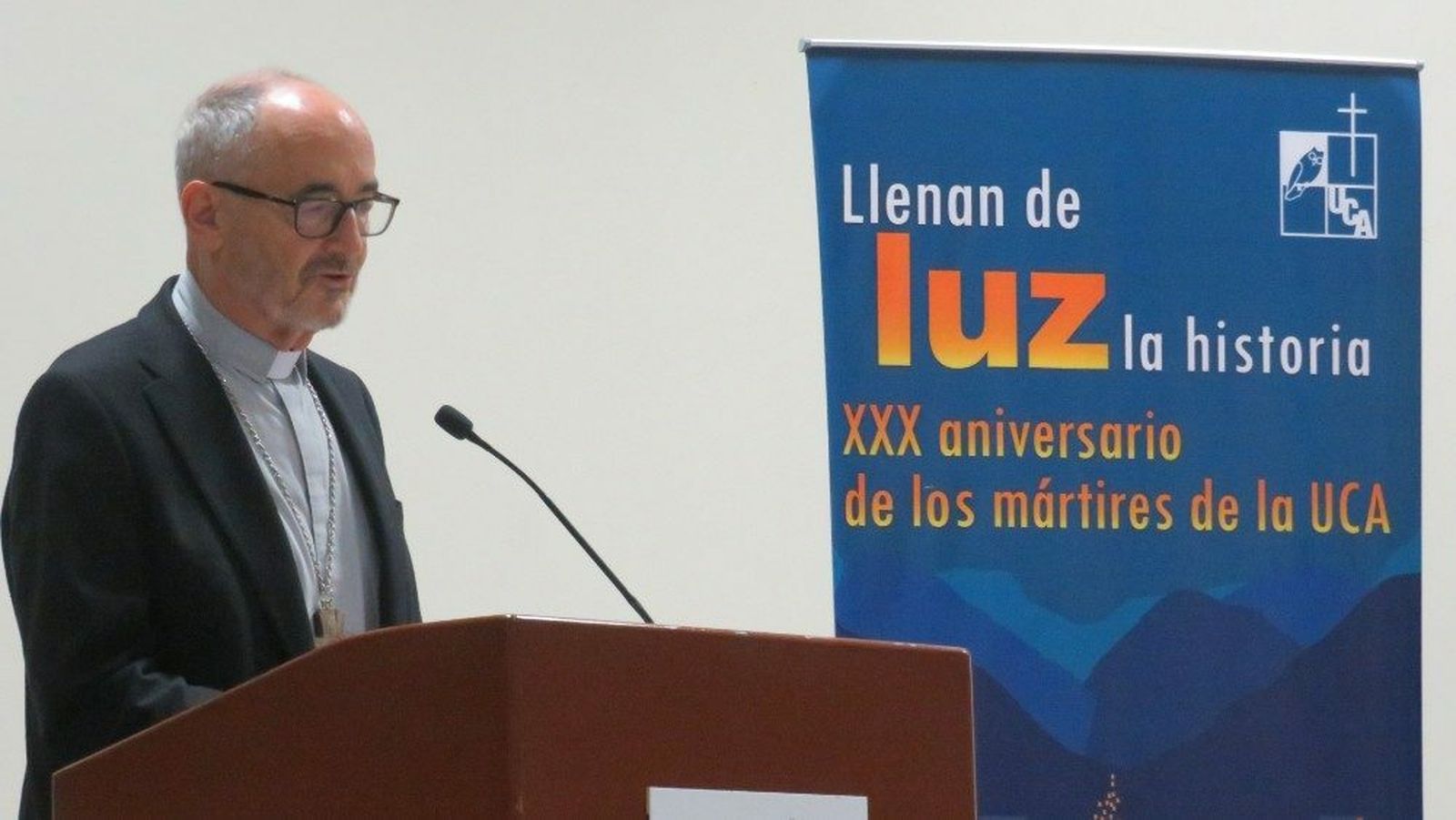Cardenal Zcerny en el 30 aniversario de los mártires de la UCA