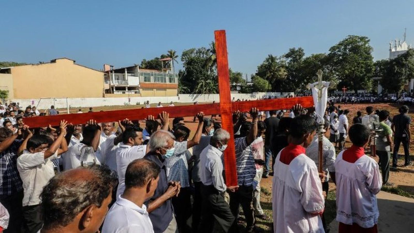 Procesión Vierne Santo. Sri Lanka. ANSA