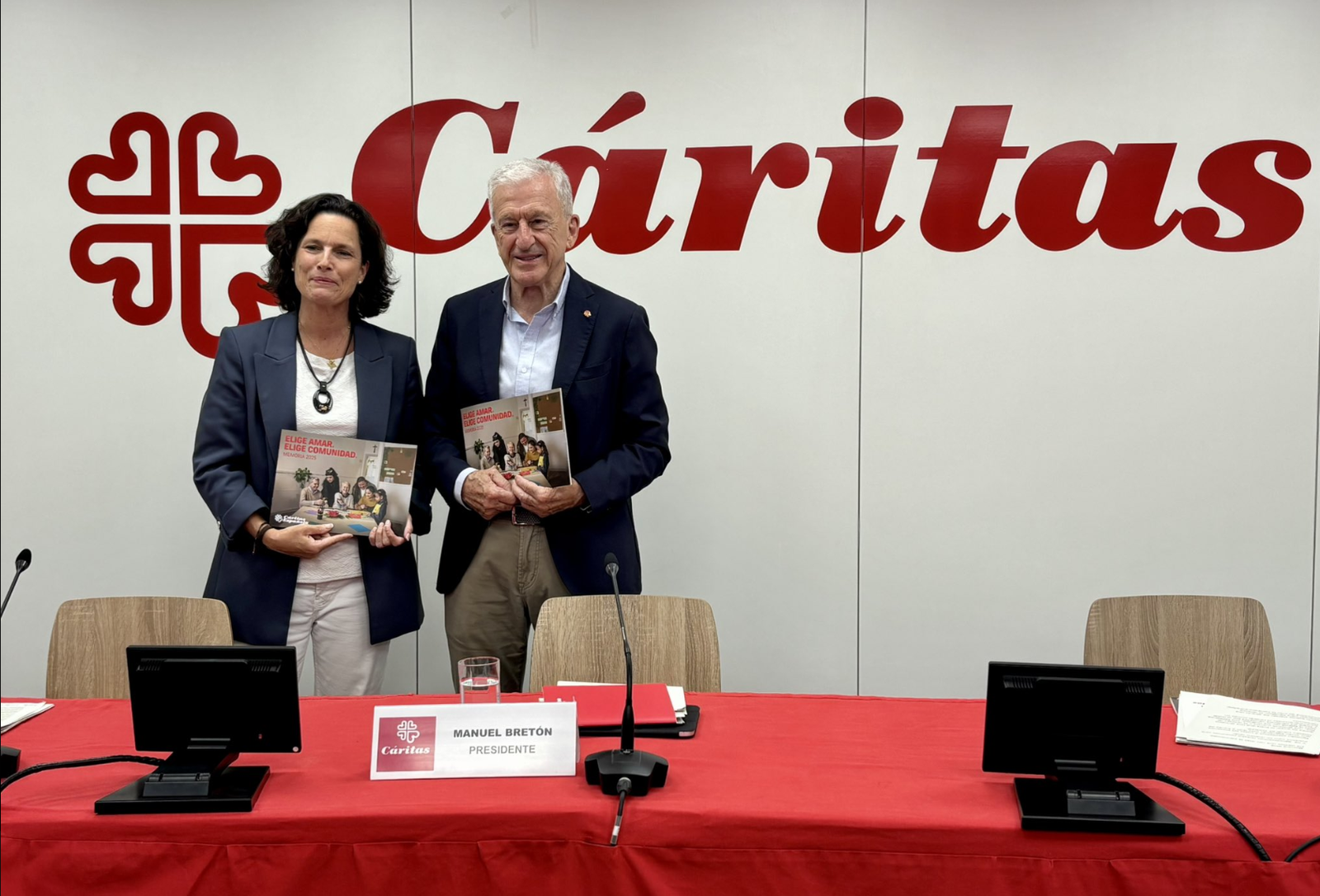 María González Dyne y Manuel Bretón