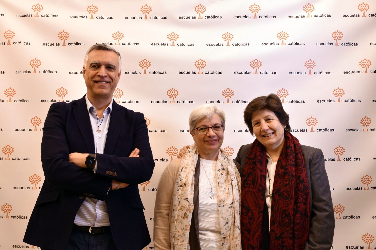 Pedro Huerta, Teresa Vives y Ana María Sánchez