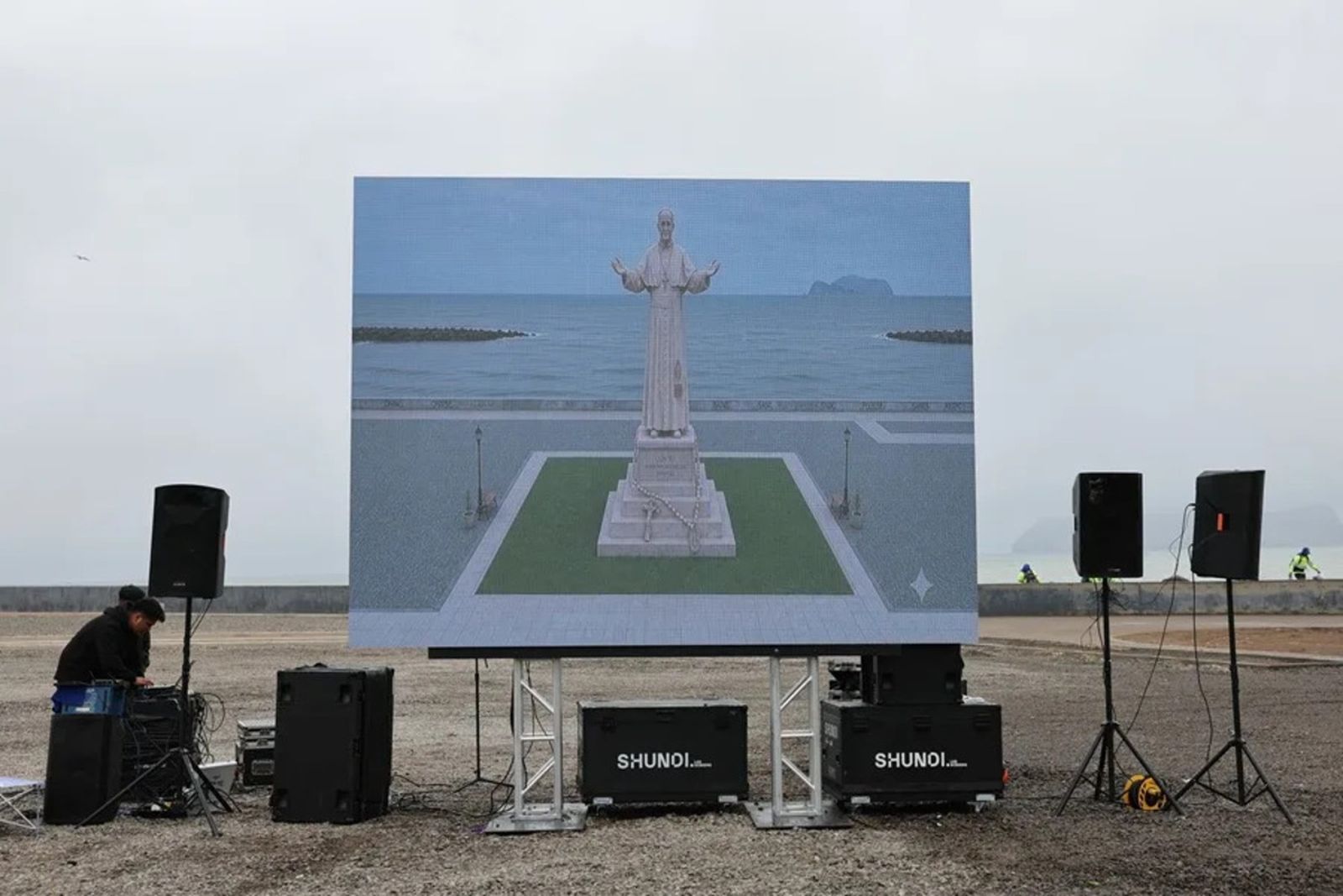 Así lucirá la estatua del Papa León XIV