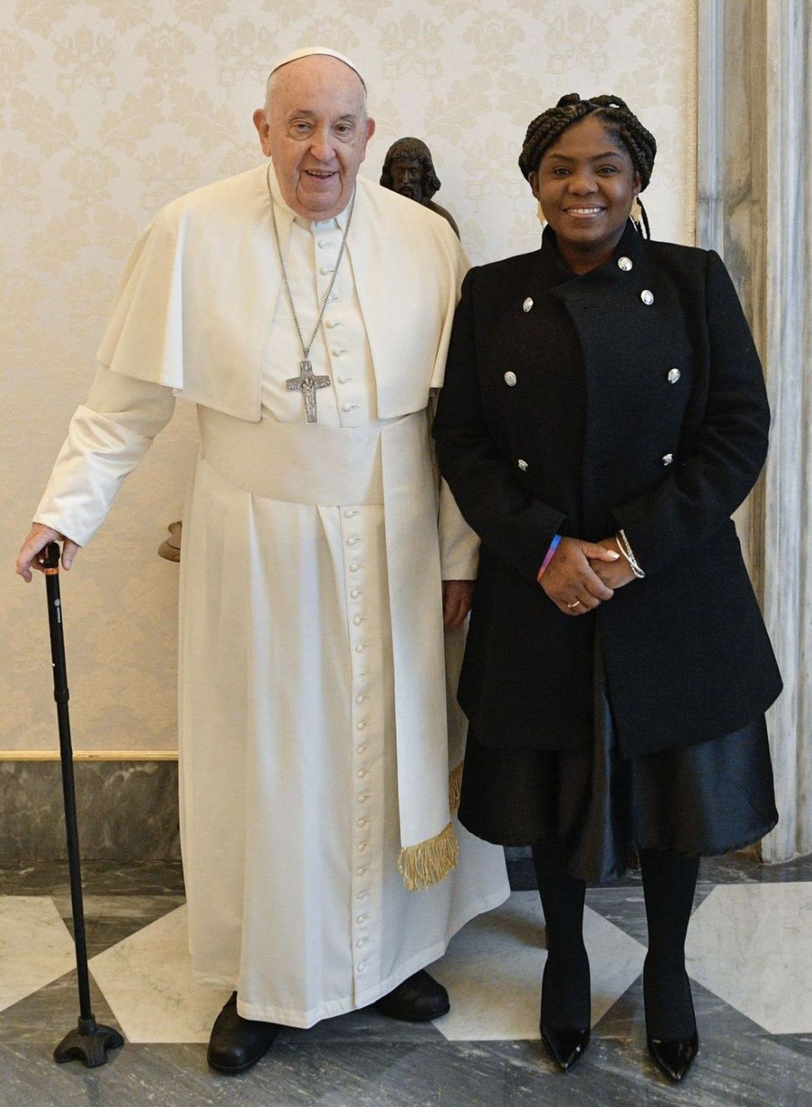 El Papa y Francia Márquez