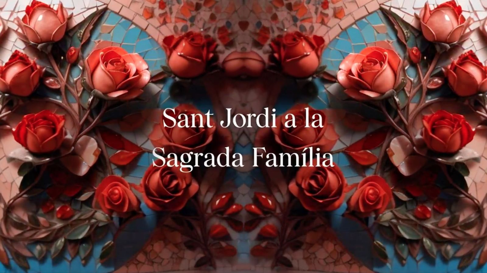 La Sagrada Familia celebra Sant Jordi