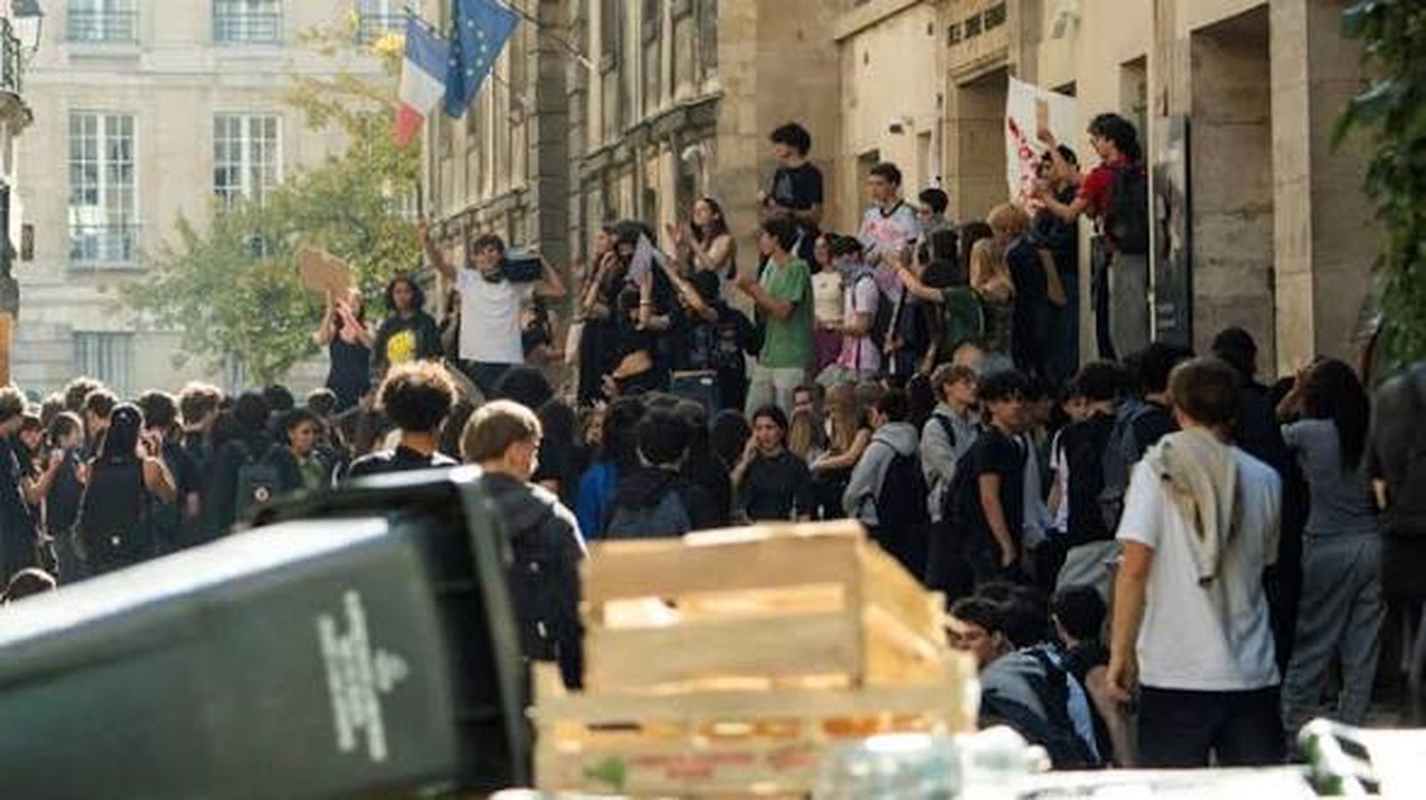 protestas estudiantiles en Francia
