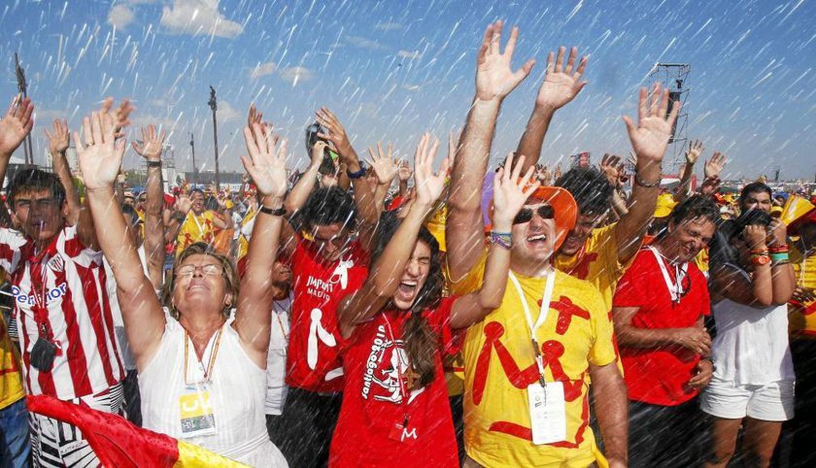 La tormenta en la JMJ de Madrid