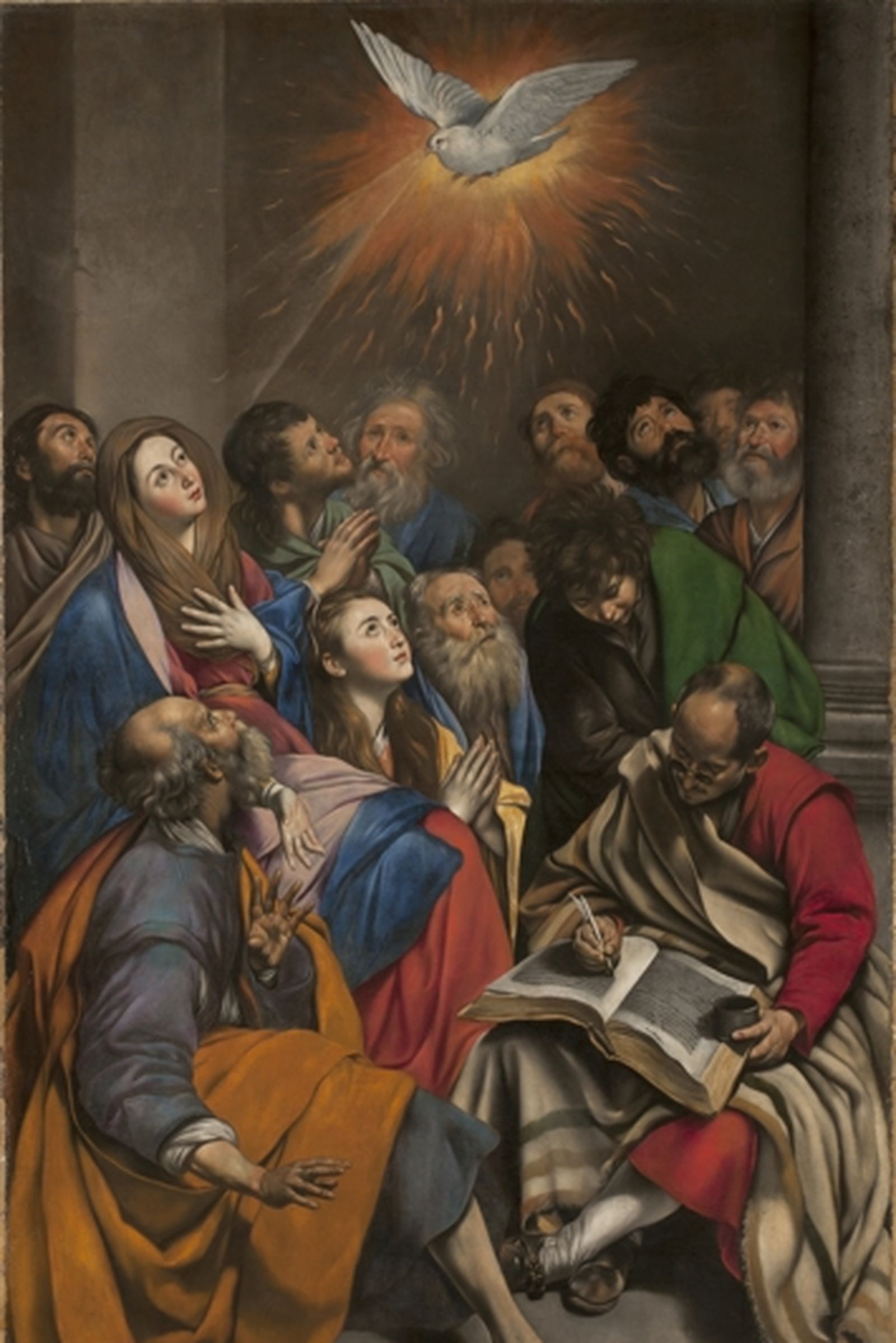 ✅ Juan Bautista Maino Pentecostés, 1620-1625. Museo del Prado. Public Domain. jpg