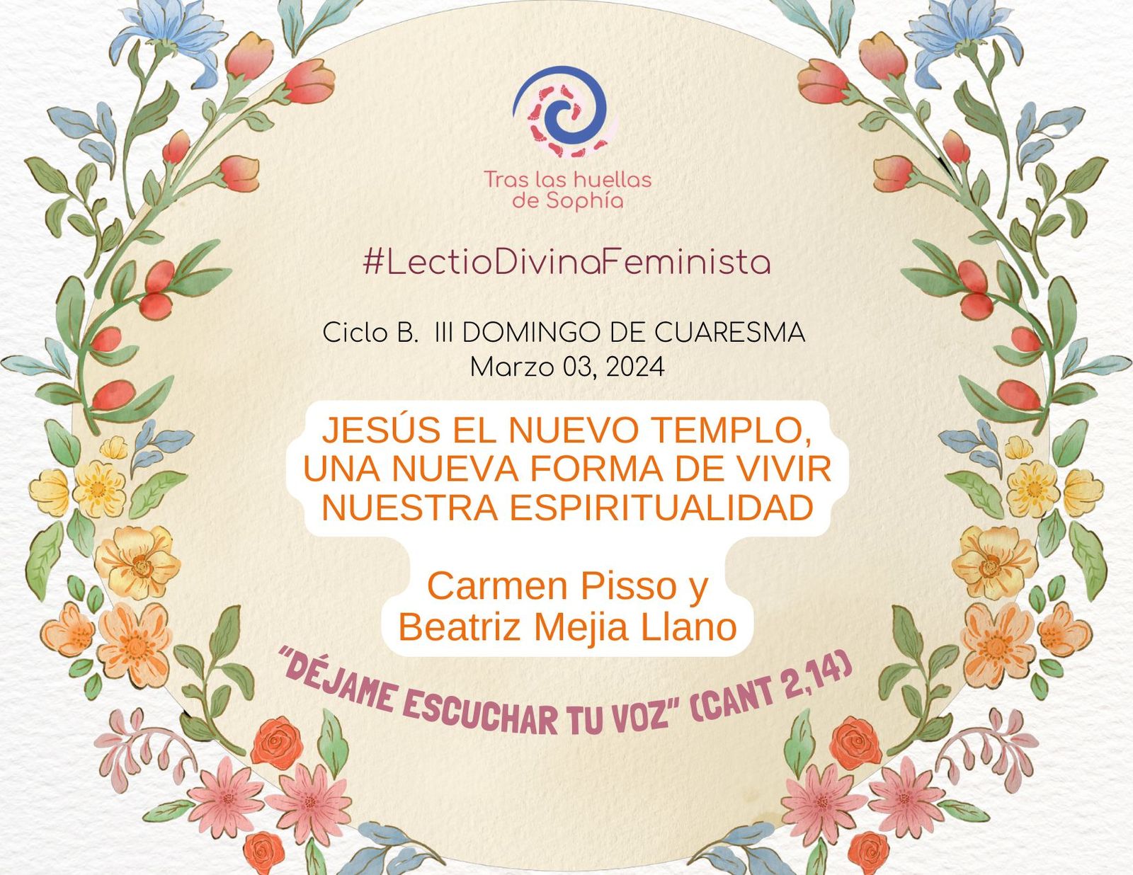 JESÚS EL NUEVO TEMPLO, UNA NUEVA FORMA DE VIVIR NUESTRA ESPIRITUALIDAD