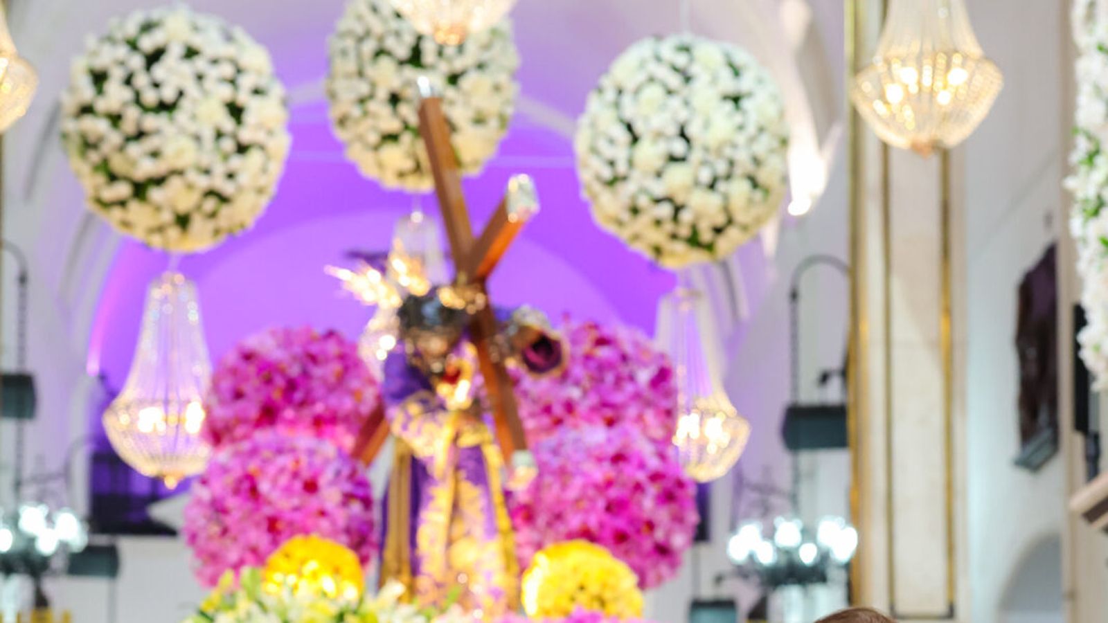 Delcy Rodriguez en la Basílica de Santa Teresa. Carcas, Venezuela.