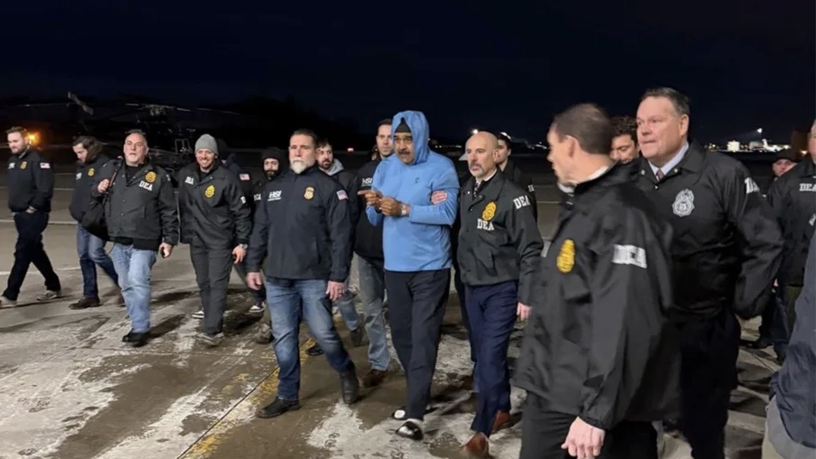 Traslado a Nueva York de Nicolás Maduro por agentes de la DEA