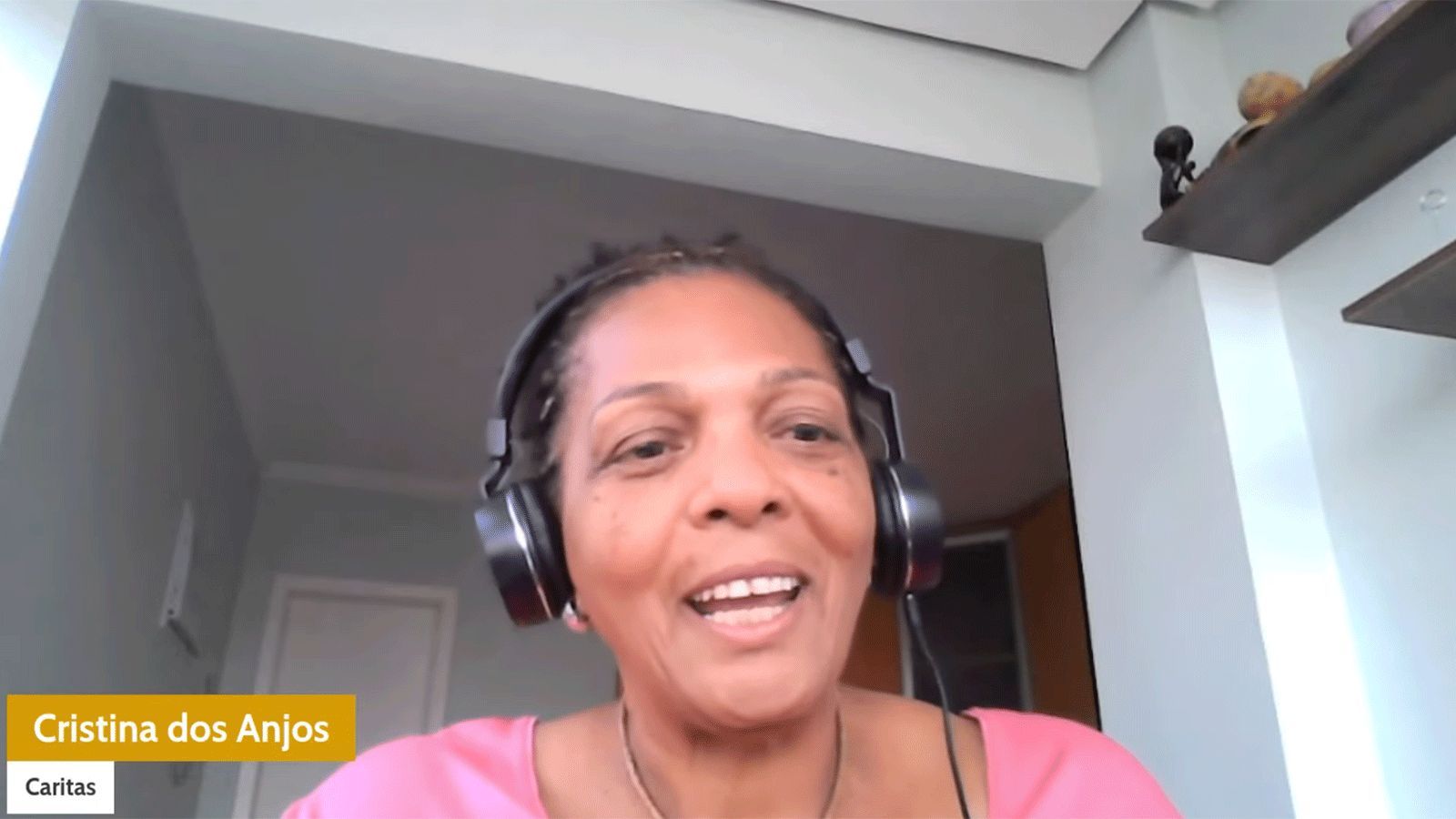 La socióloga brasileña Cristina dos Anjos