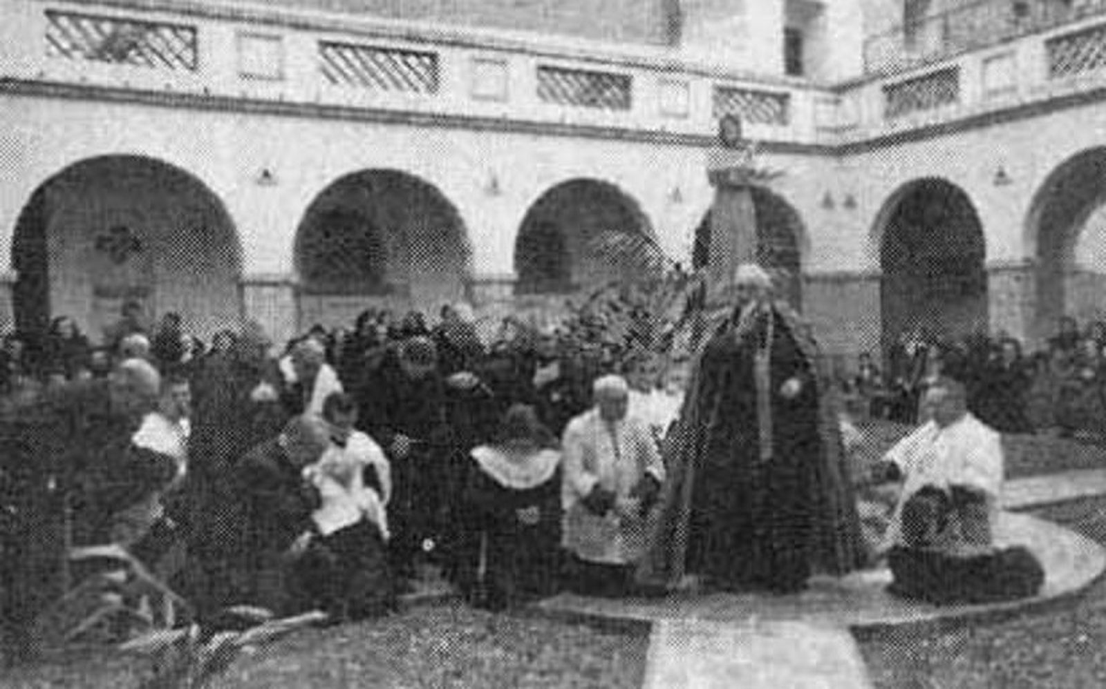 Otra imagen histórica del convento