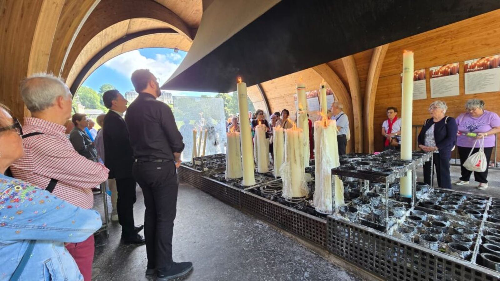 Peregrinación en Lourdes.