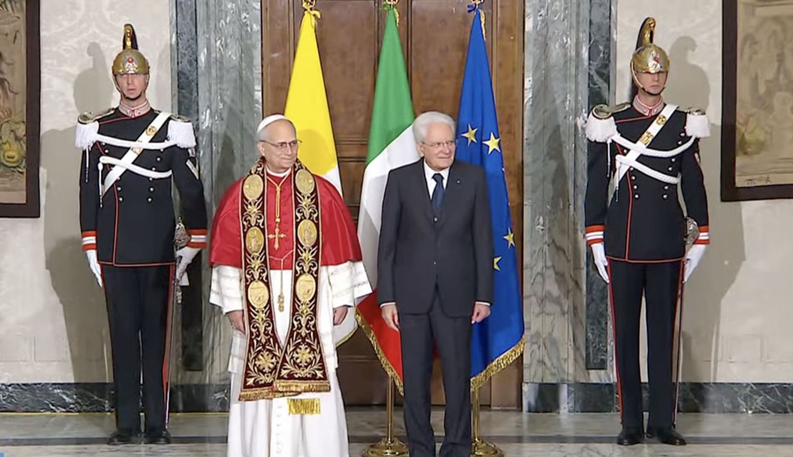 León XIV y Matarella