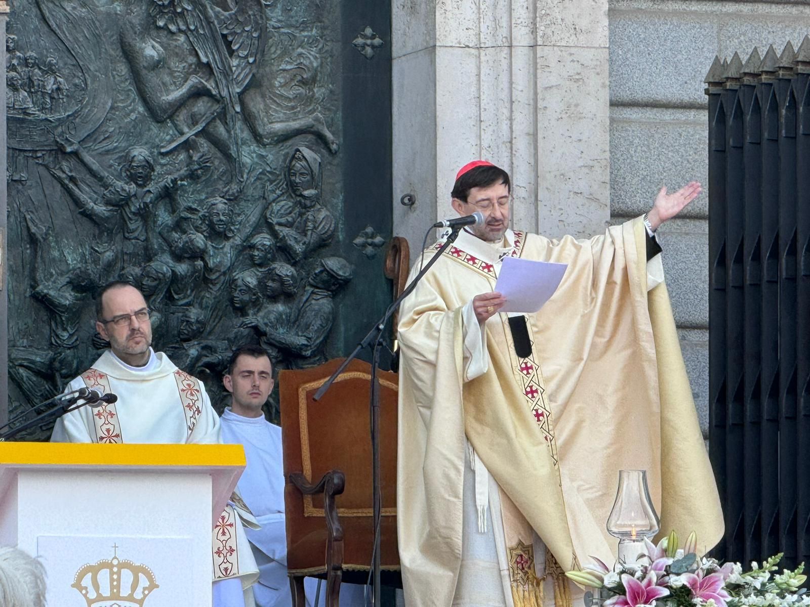Cobo, durante su homilía