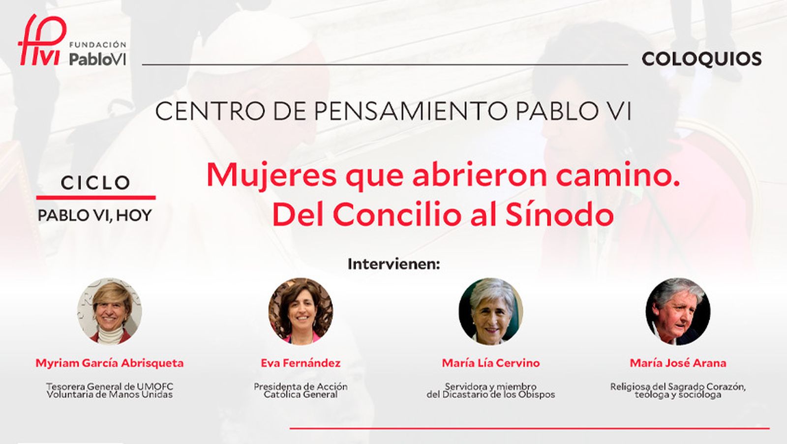 Coloquio en la Fundación Pablo VI