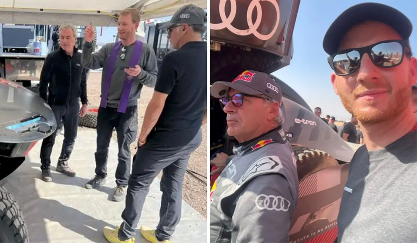 Marcin Jablonski y Carlos Sainz