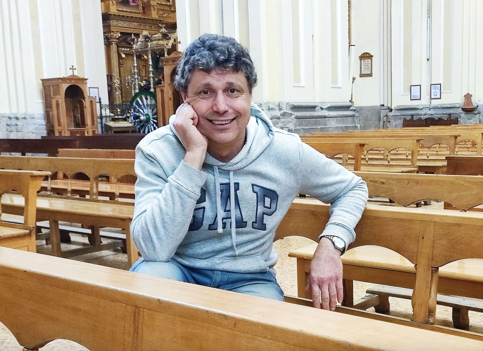 Santos Urías, en su parroquia de Lavapiés