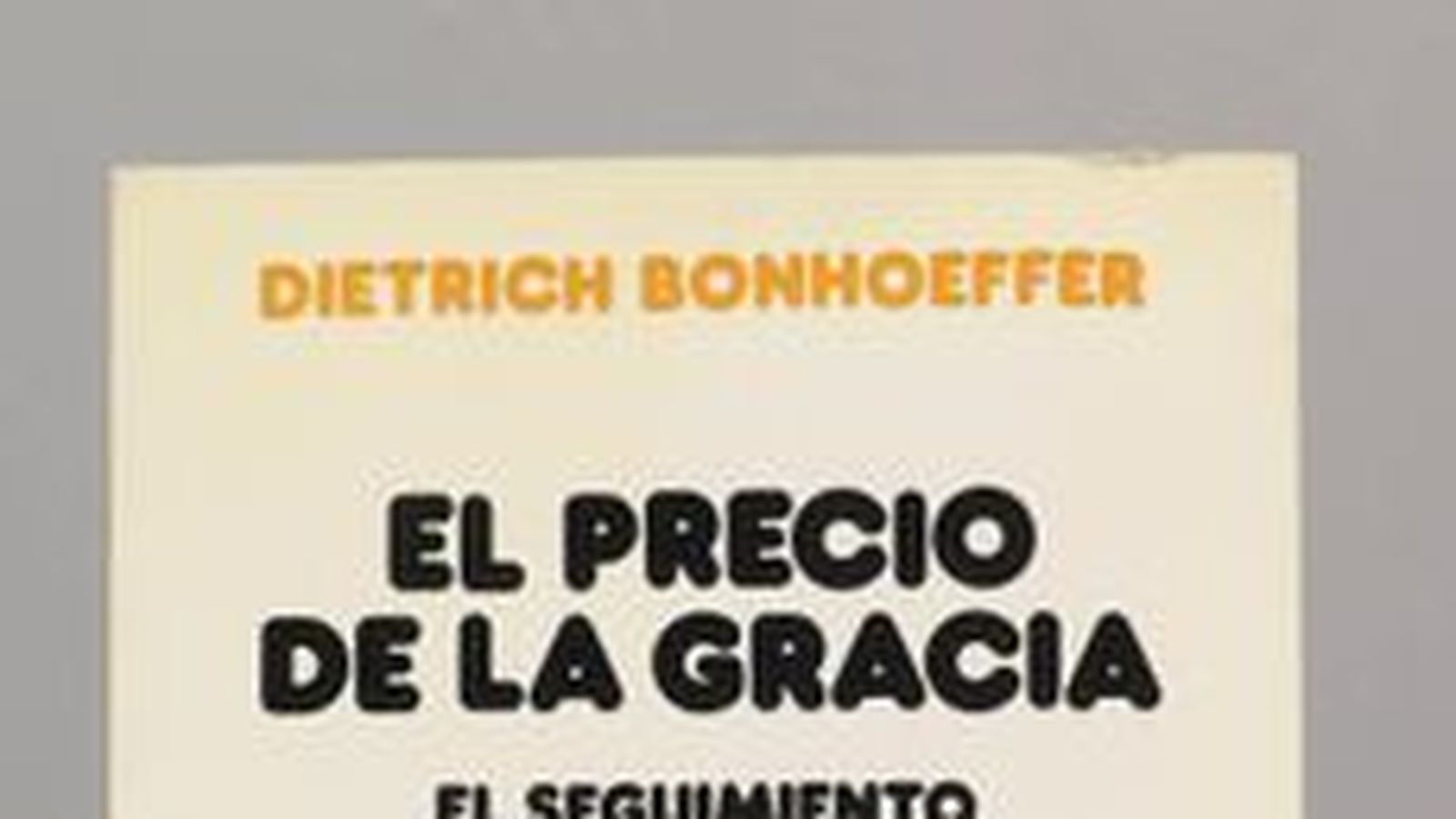 El precio de la gracia
