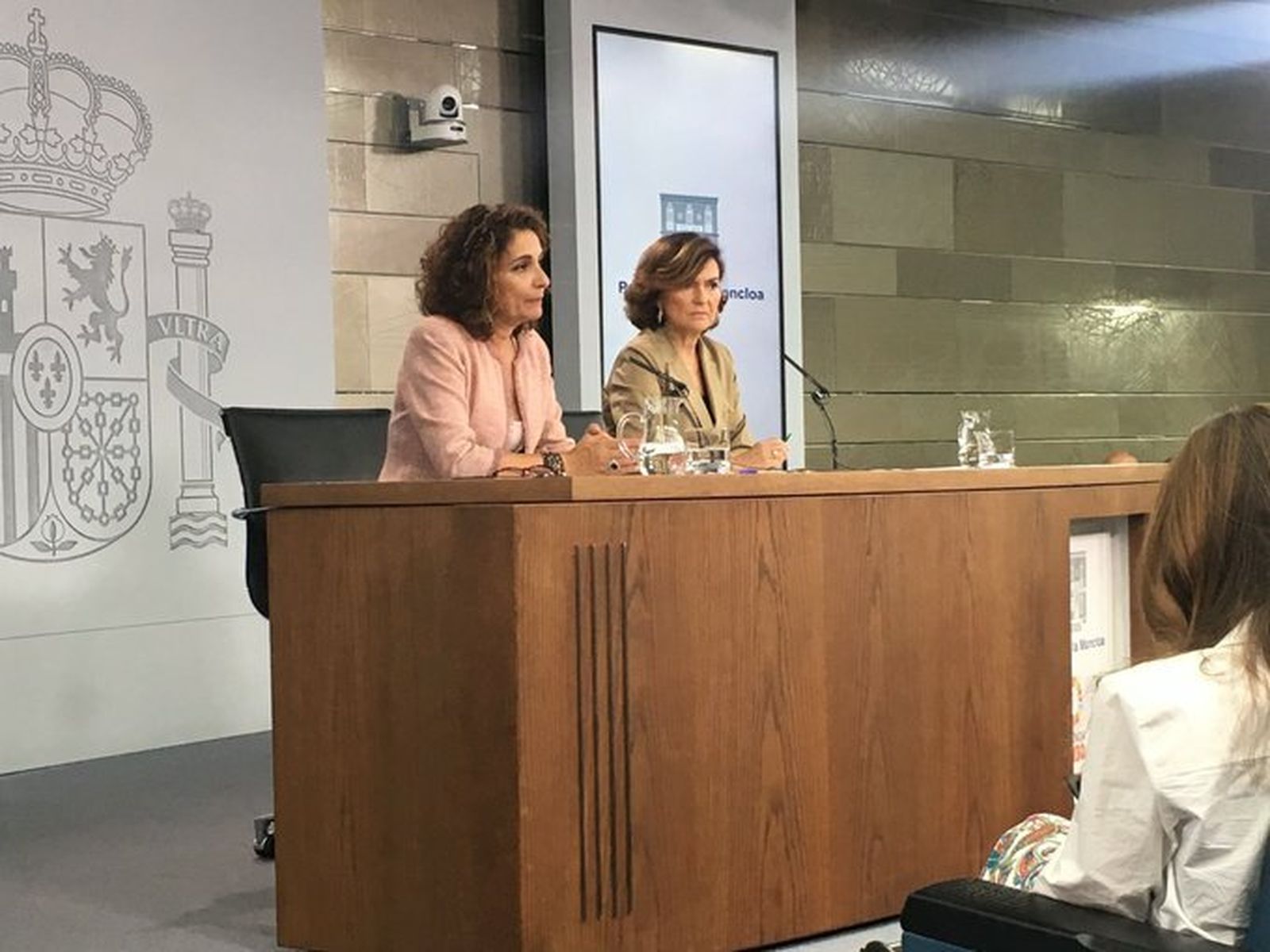 Carmen Calvo anunció la salida de Franco del Valle