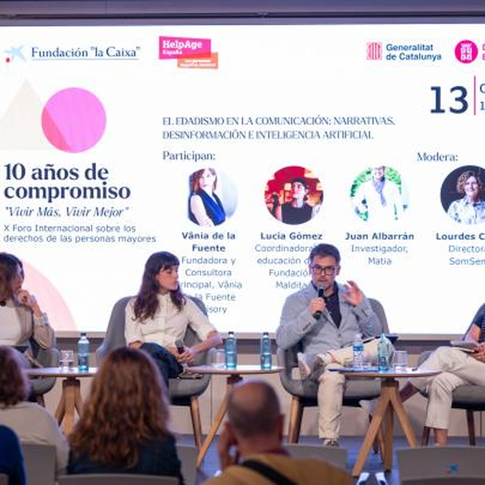Foro Vivir Más, Vivir Mejor en CaixaForum Barcelona.