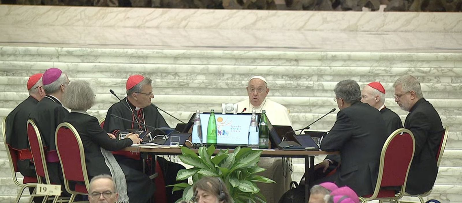 El Papa se dirige a los sinodales