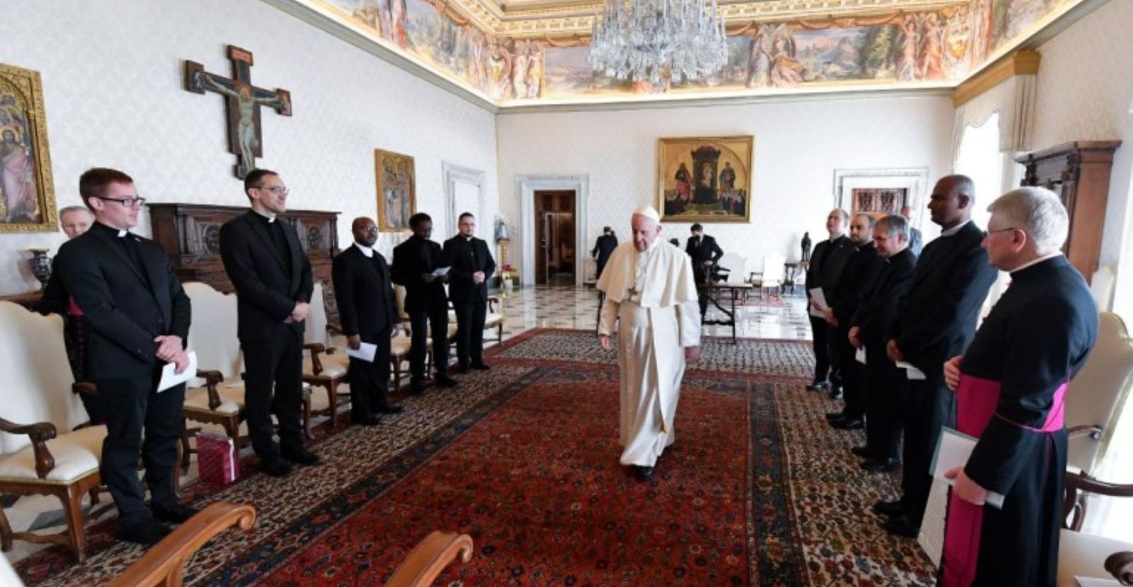 Audiencia del Papa al Colegio Belga