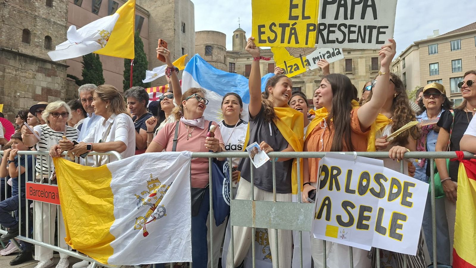 Jóvenes con el Papa