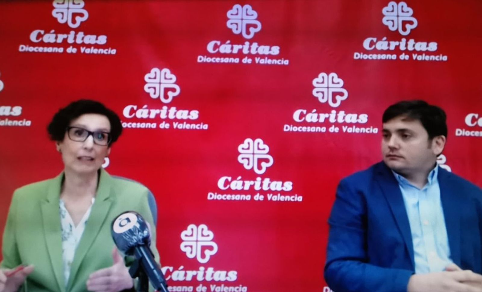 Cáritas Valencia. Rueda de prensa telemática