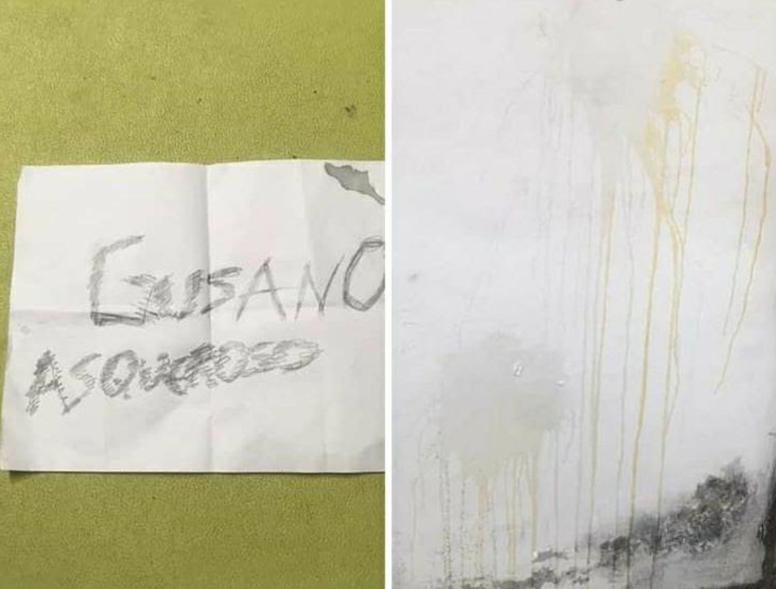 Pintadas en la casa del cura cubano