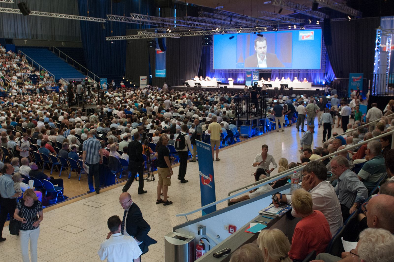 Congreso de la AfD en Essen, 4 de julio de 2015.