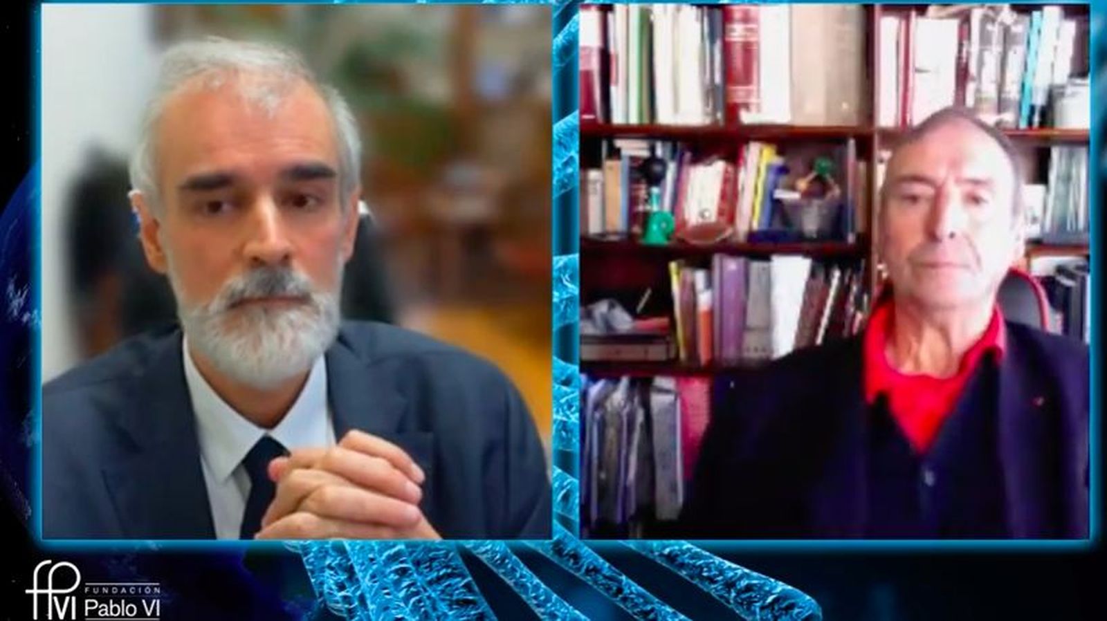 Laborda y Julio L. Martínez, sj. frente a frente