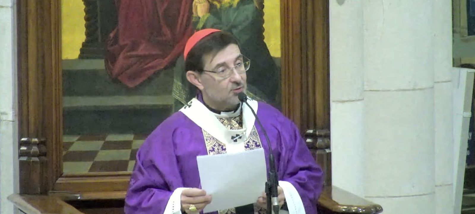 Cobo, durante la homilía