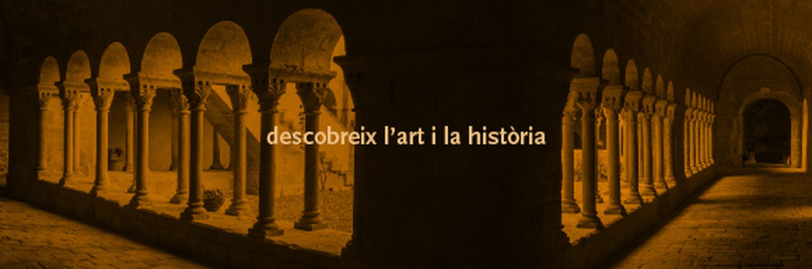 El claustro antiguo del Monestir de Sant Daniel.