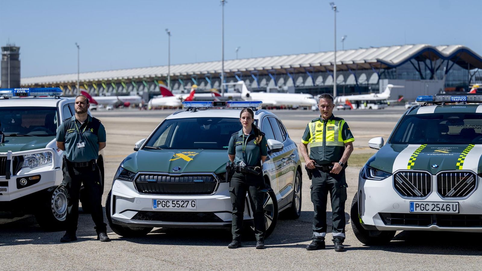 Dispositivo de seguridad en Barajas