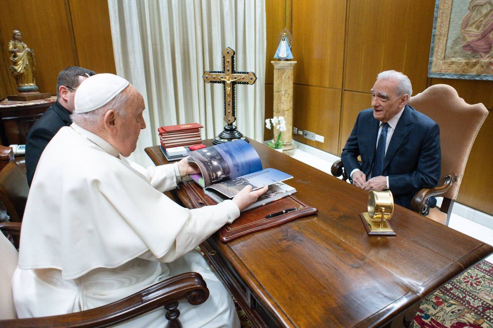El Papa, con Scorsese