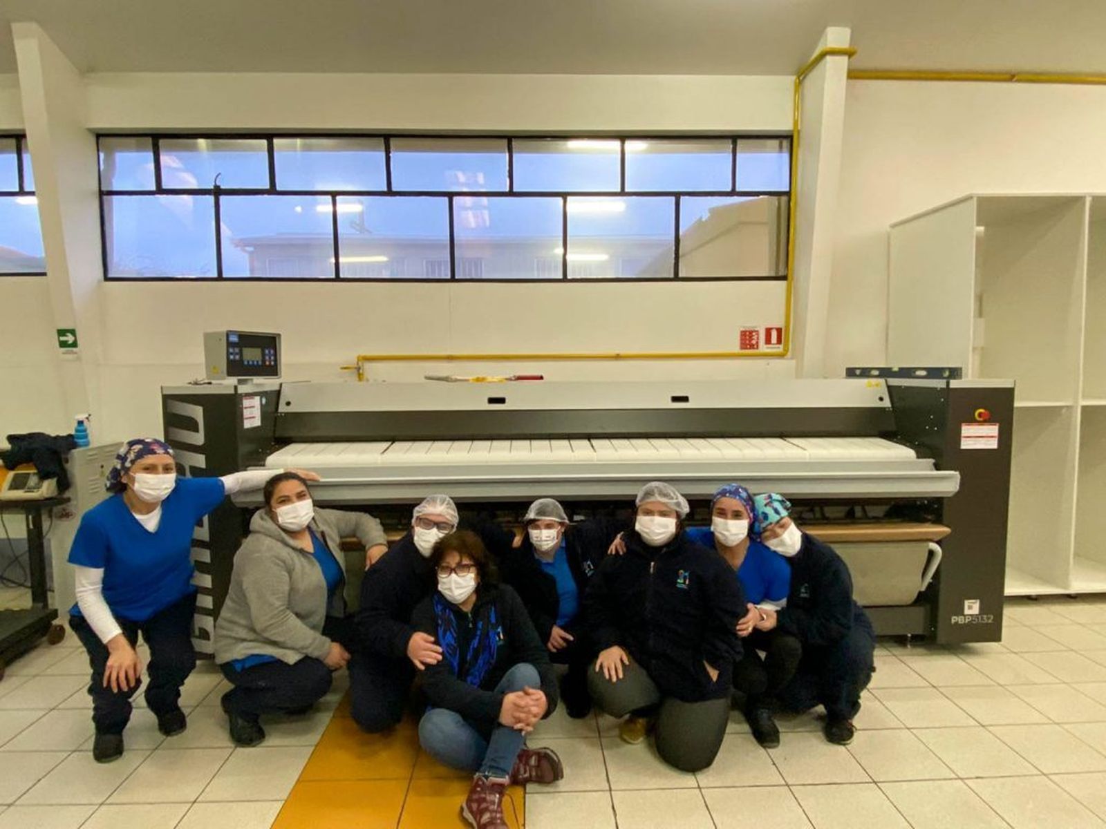 Empleados de la lavandería