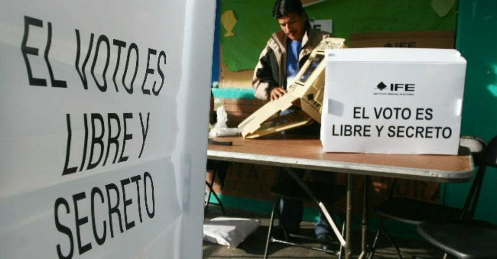 Colegio electoral en México