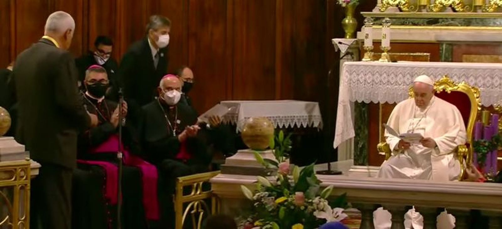 Rokos, con el Papa Francisco