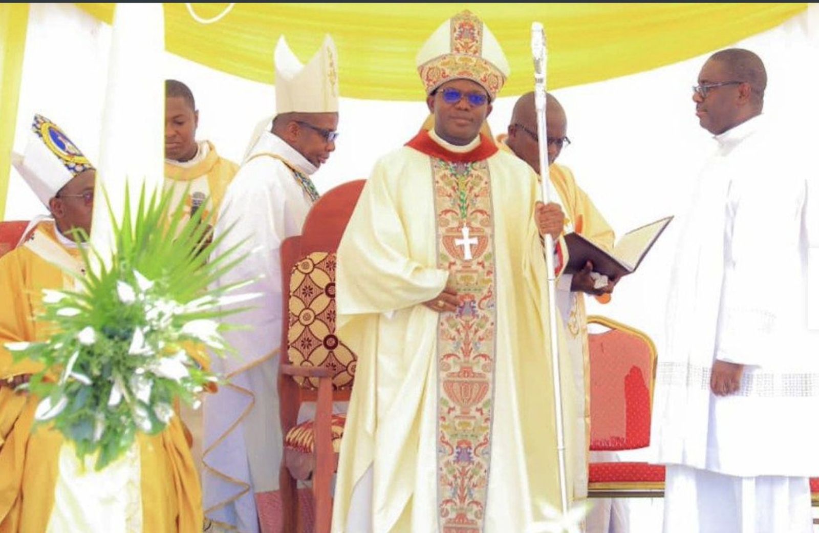 El obispo de Odienné, Costa de Marfil, Alain Clément Amiézi